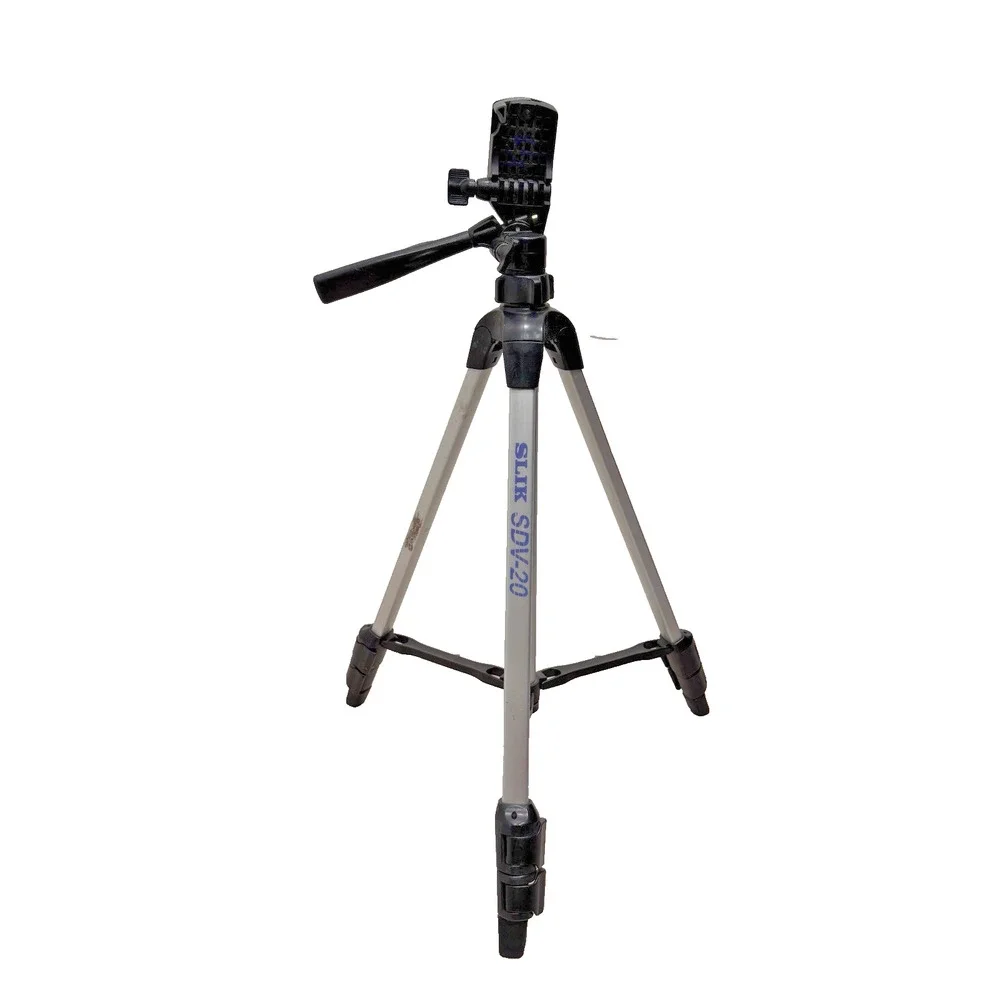 VTG Slik SDV-20 Three Way Pan Head Tripod with Quick Release Plate
